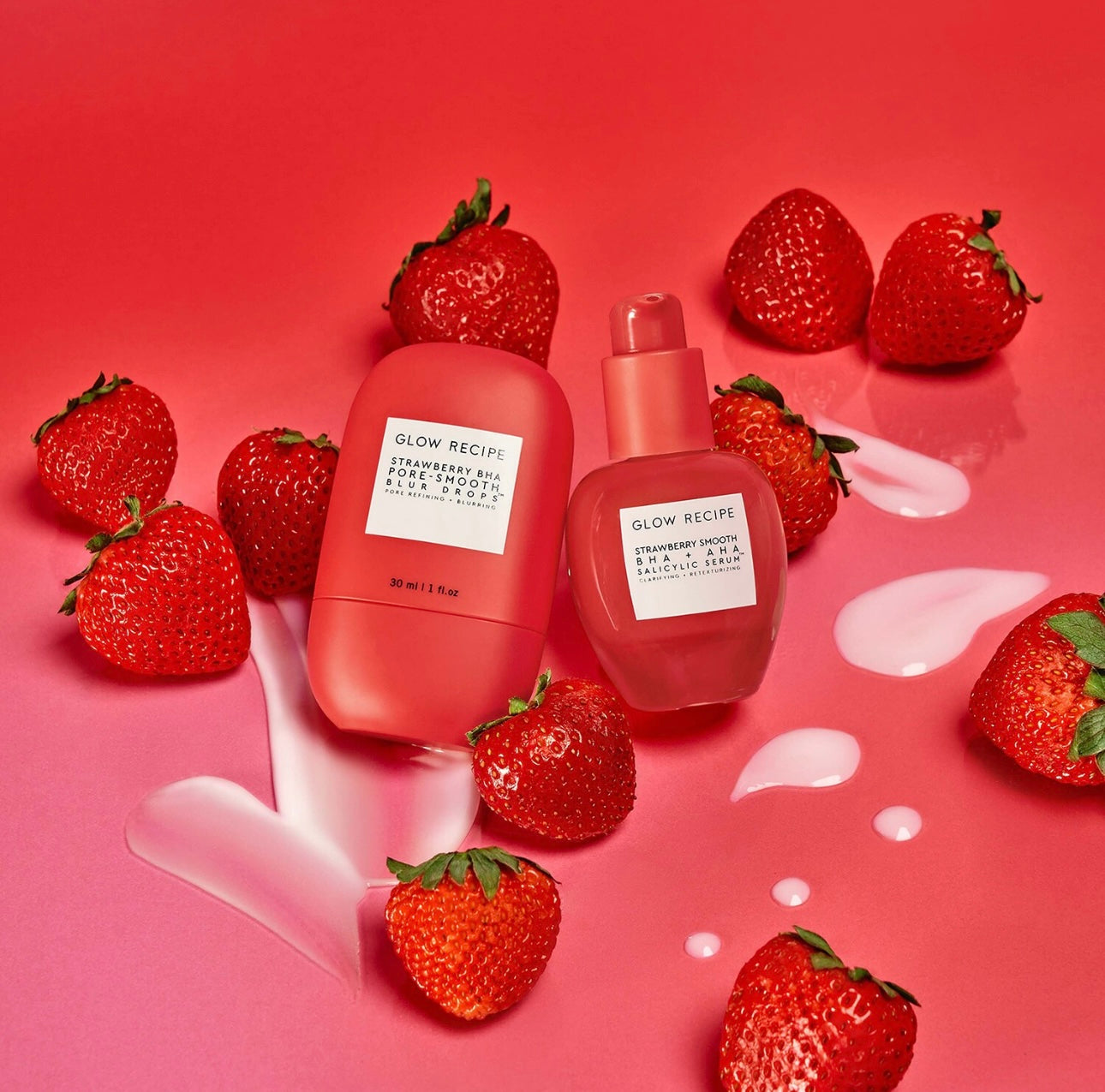 Strawberry Smooth BHA+AHA Salicylic Serum, 30ml