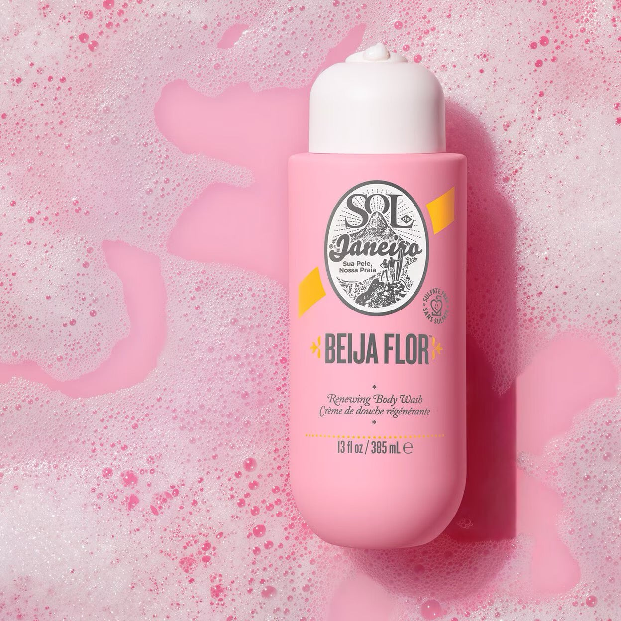 Beija Flor Renewing Body Wash, 385ml