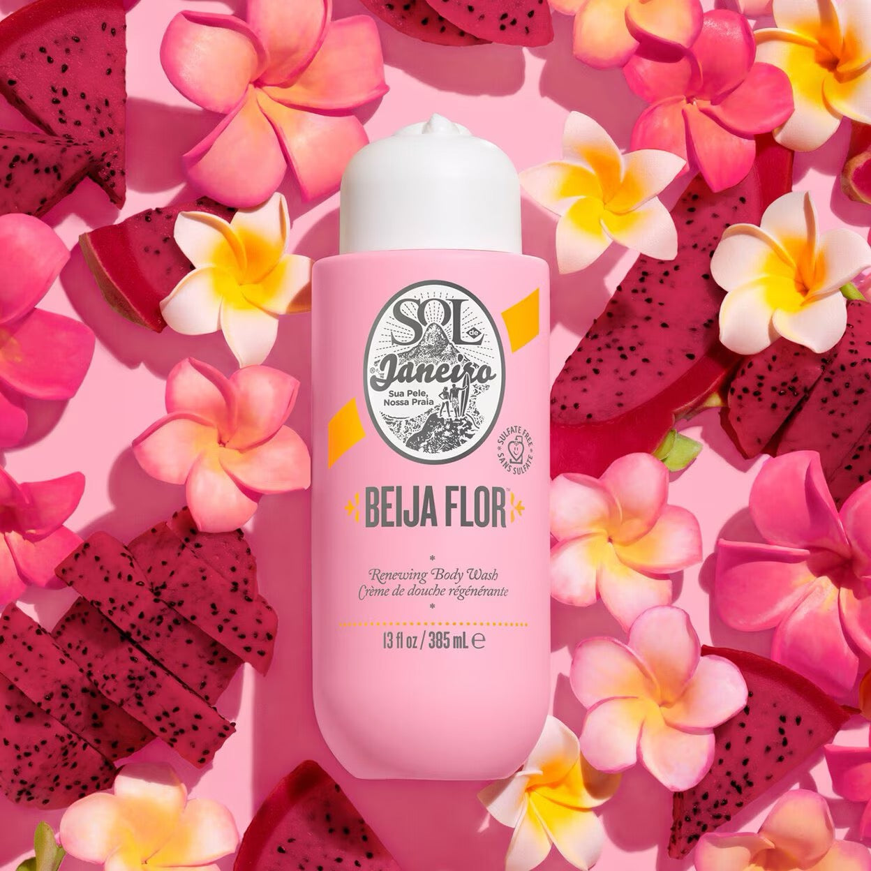 Beija Flor Renewing Body Wash, 385ml
