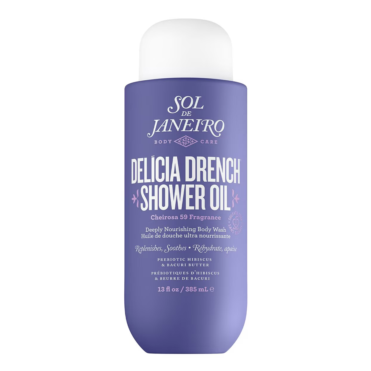 Delícia Drench Shower Oil, 385ml