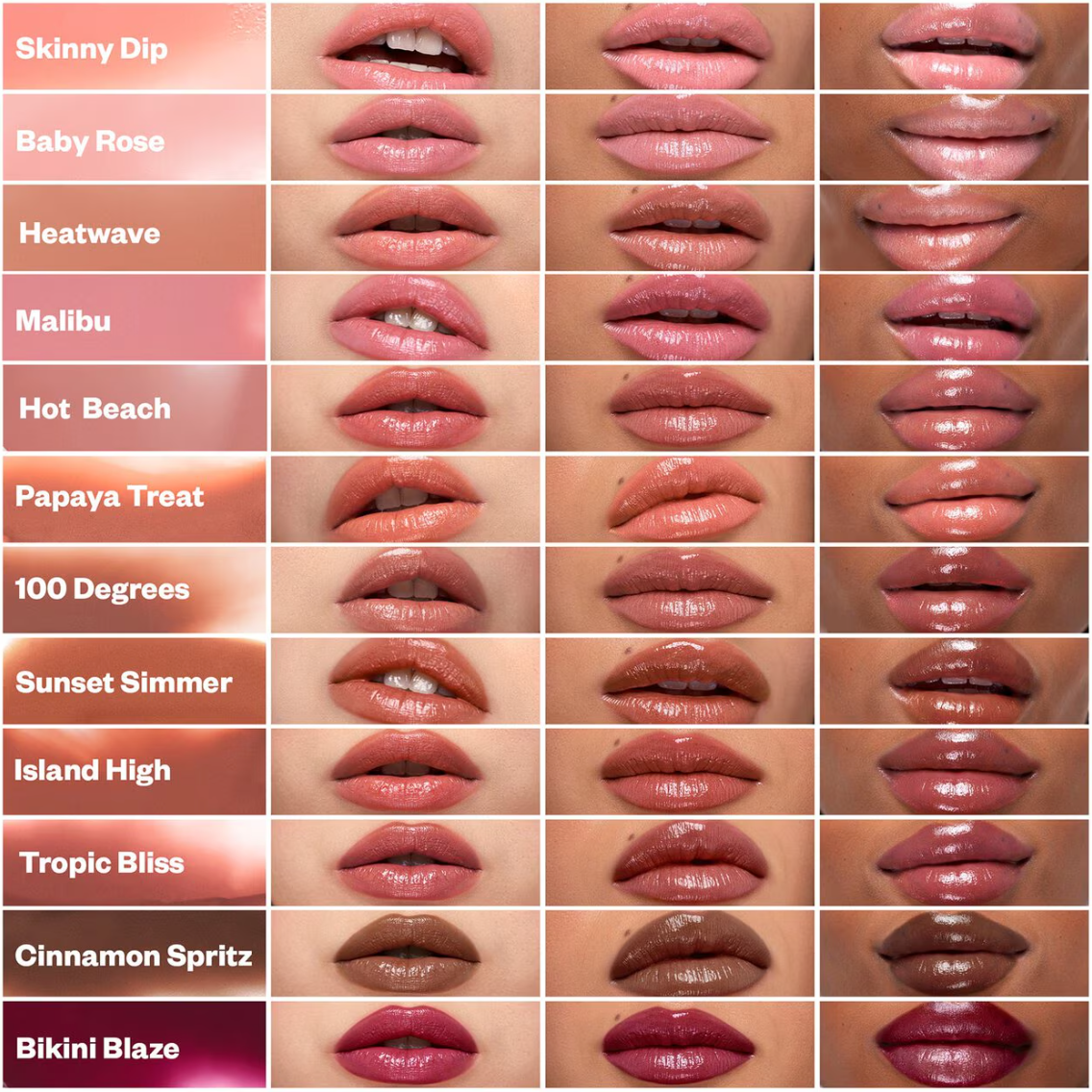 Baby Rose Wet Stick Moisturizing Shiny Sheer Lipstick