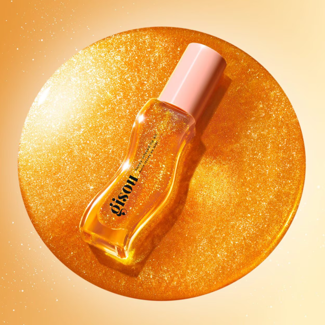 Golden Shimmer Glow Honey Infused Lip Oil, 8ml