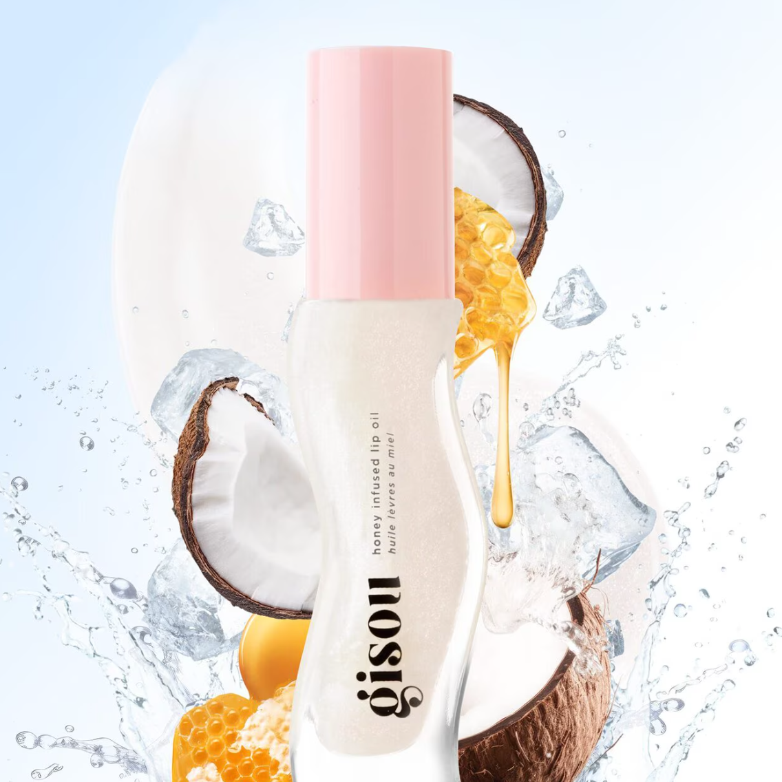Coconut Frost Honey Infused Lip Oil, 8ml