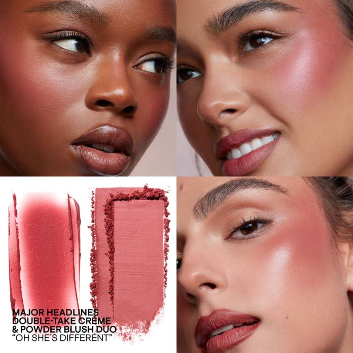 Double-Take Crème & Powder Blush Duo - Oh She's Different