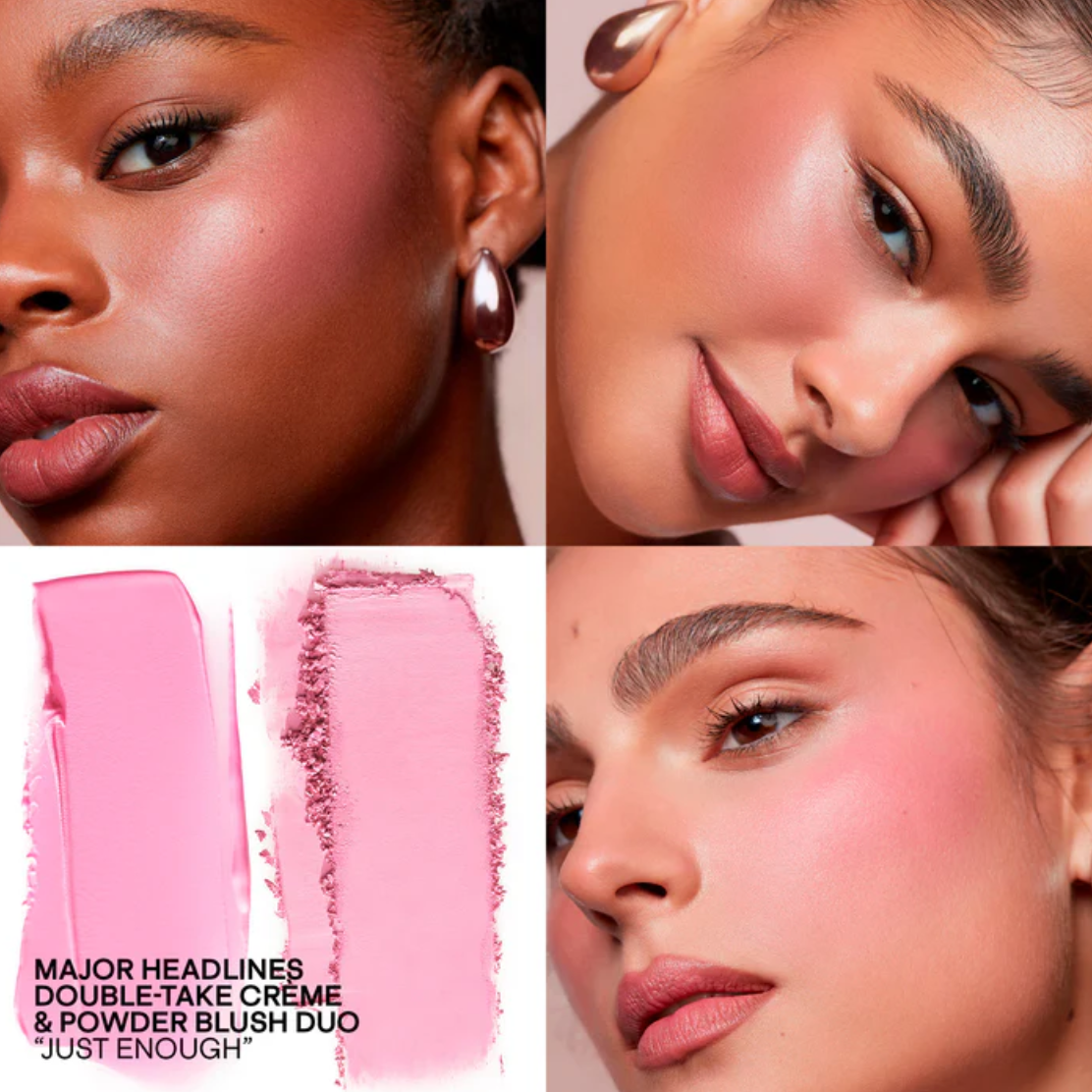 Double-Take Crème & Powder Blush Duo - Just Enough