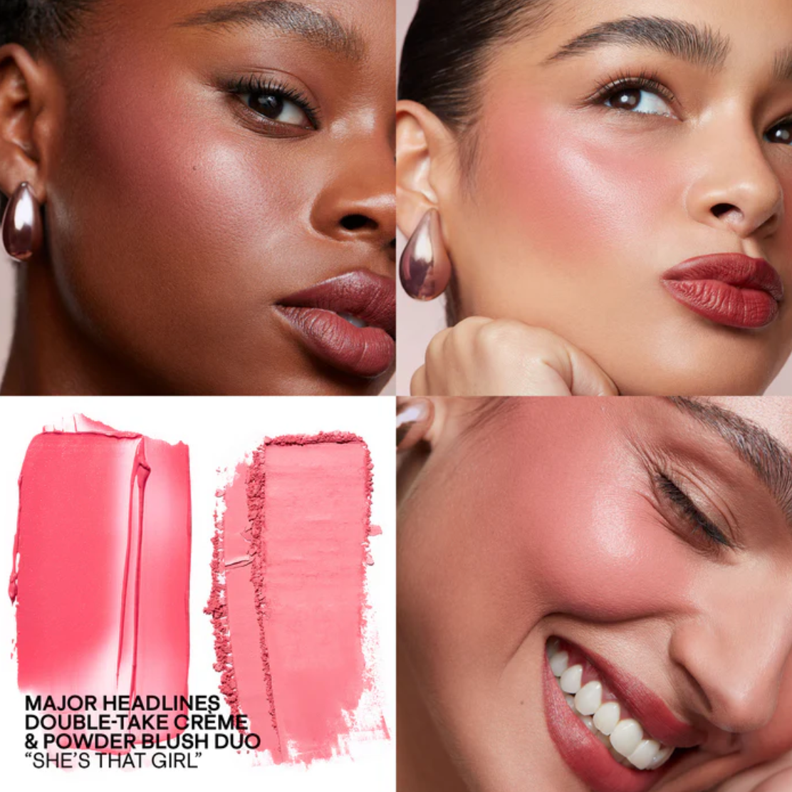 Double-Take Crème & Powder Blush Duo - She's That Girl