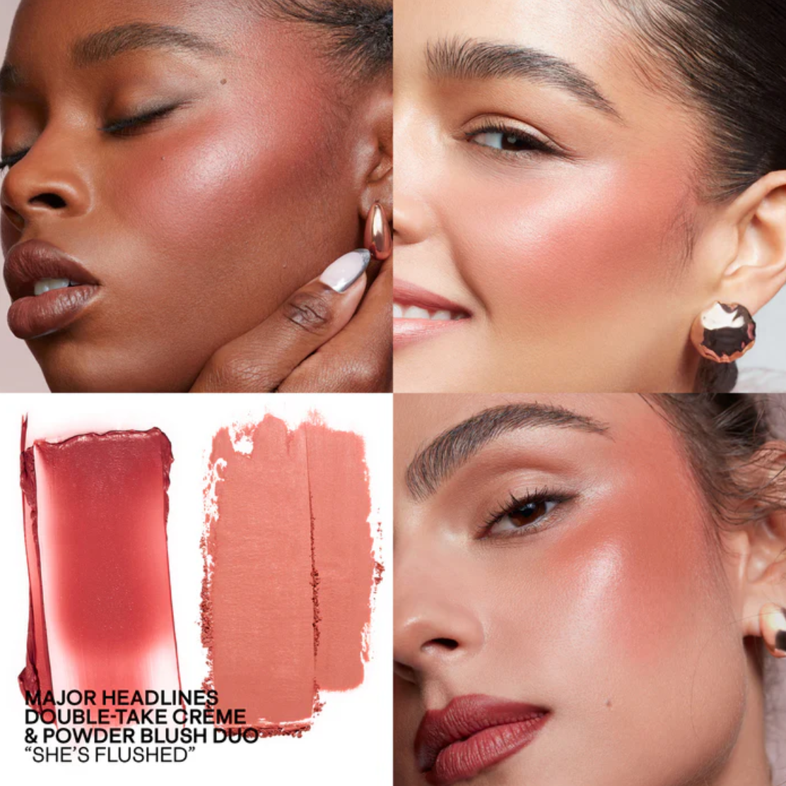 Double-Take Crème & Powder Blush Duo - She's Flushed