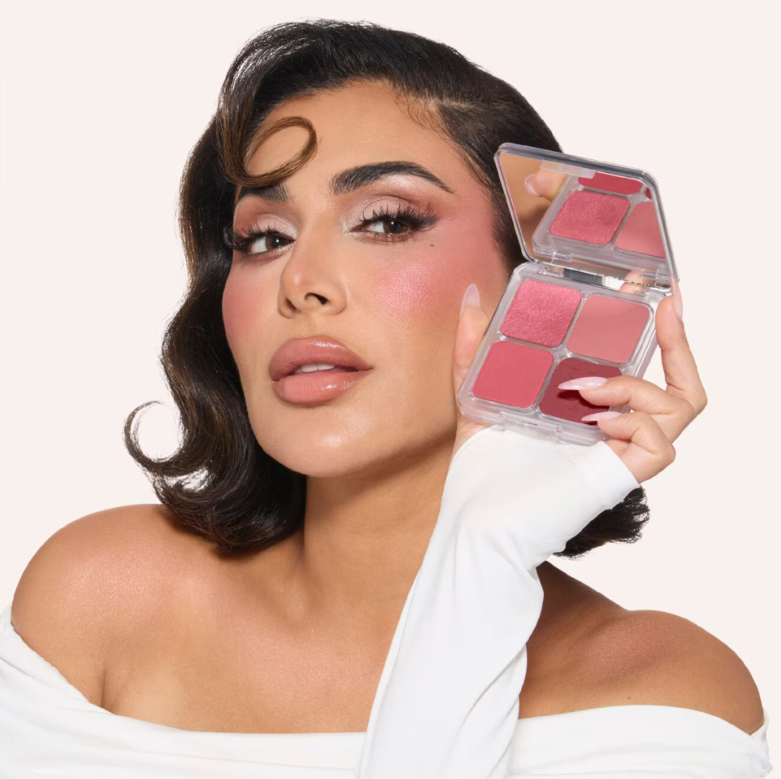 Blush Filter Blurring Blushlighters Palette - Rose Berry