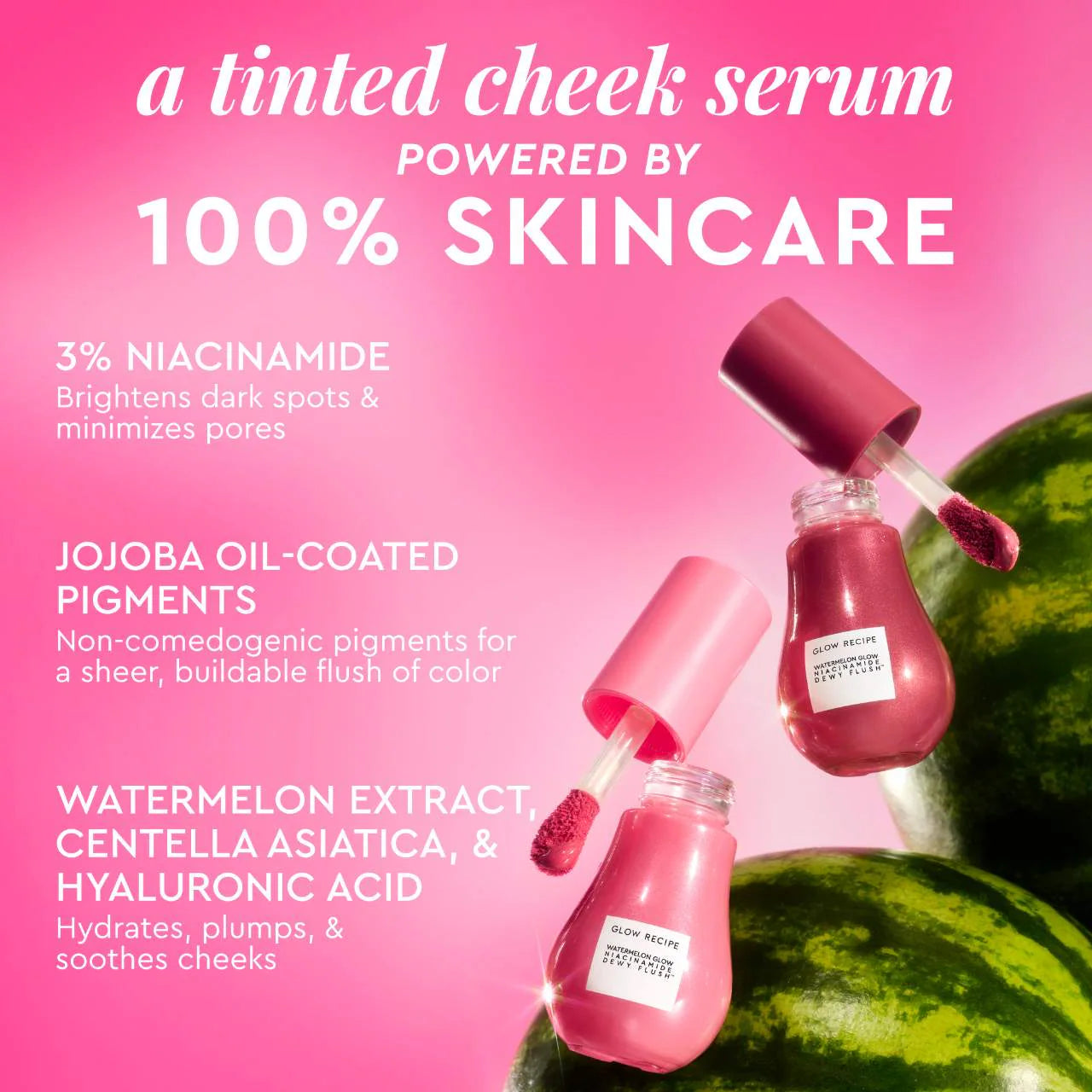 Watermelon Glow Niacinamide Dewy Flush, 12ml