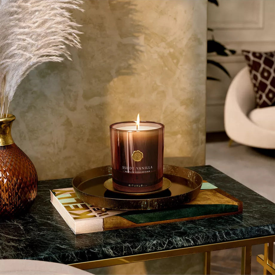 Suede Vanilla Scented Candle, 360g