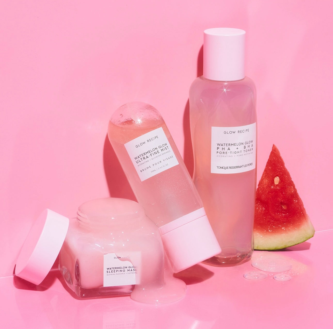 Watermelon Glow PHA + BHA Pore-Tight Toner, 40ml