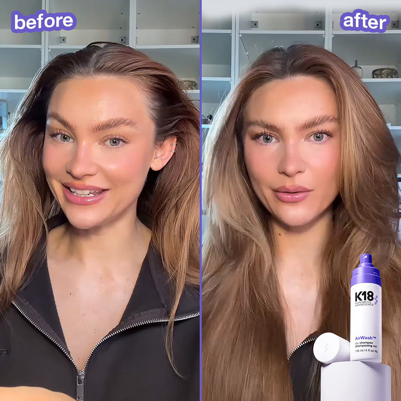 AirWash - Dry Shampoo, 47ml