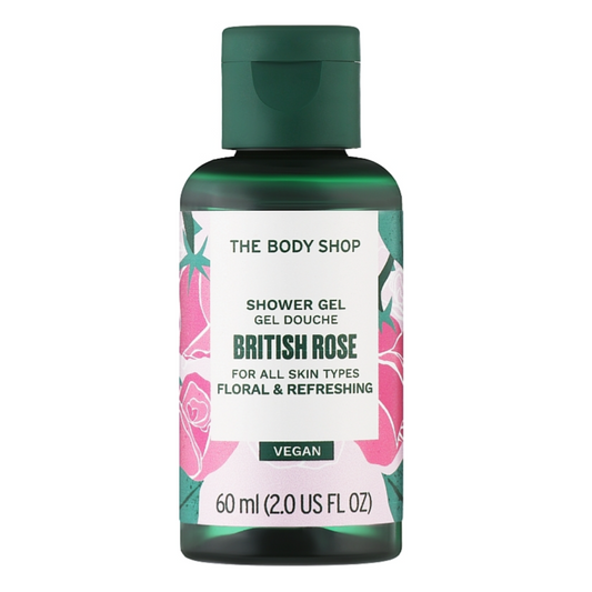 British Rose Shower Gel, 60ml