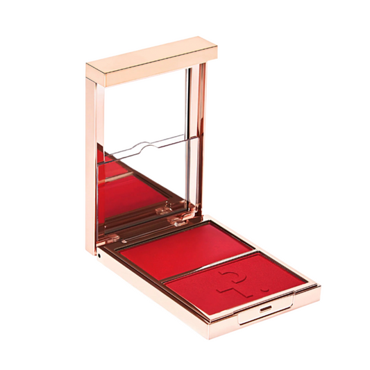 Double-Take Crème & Powder Blush Duo -  She Left Me On Red