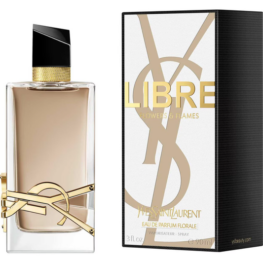 Libre Flowers & Flames - Eau de Parfum Florale, 90ml