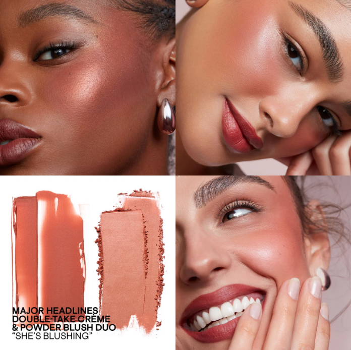Double-Take Crème & Powder Blush Duo - She's Blushing