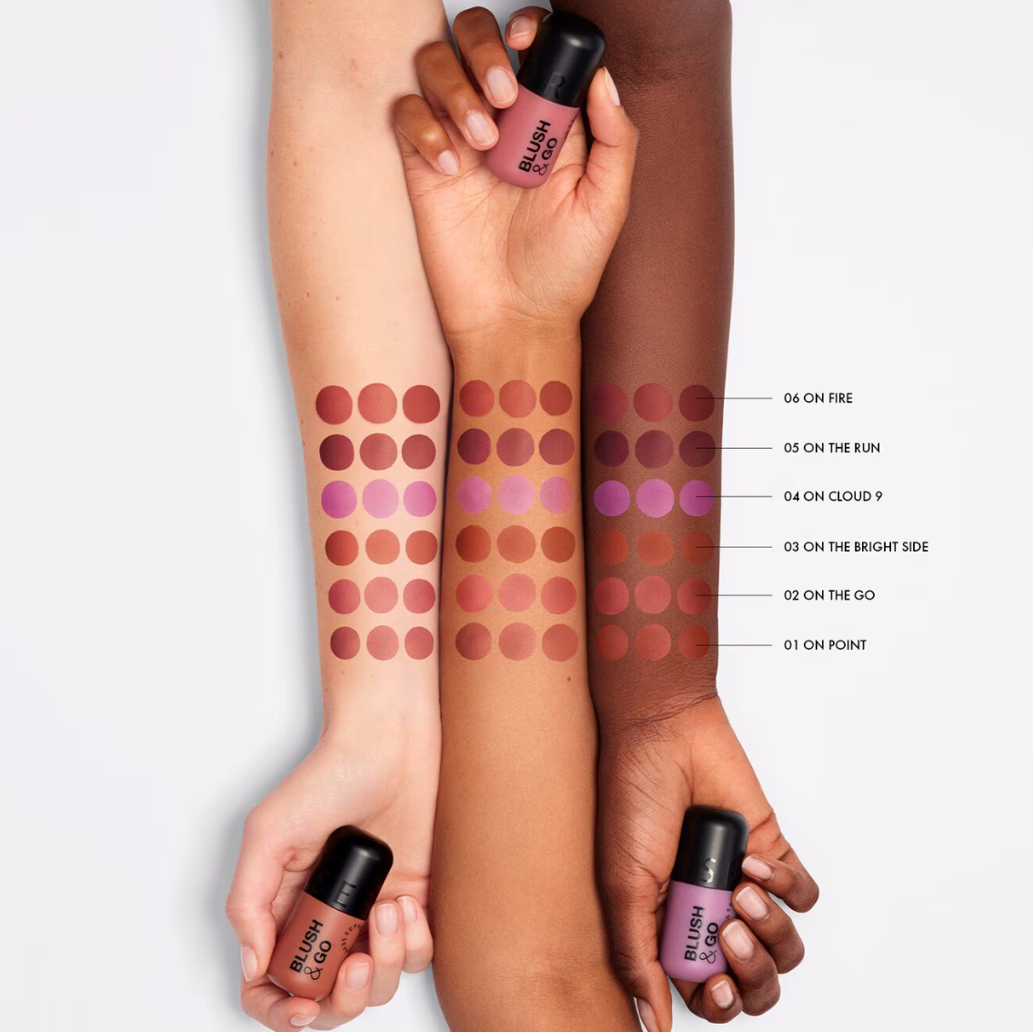 Blush and Go Liquid Blush with a Matte Finish - 01 On Point