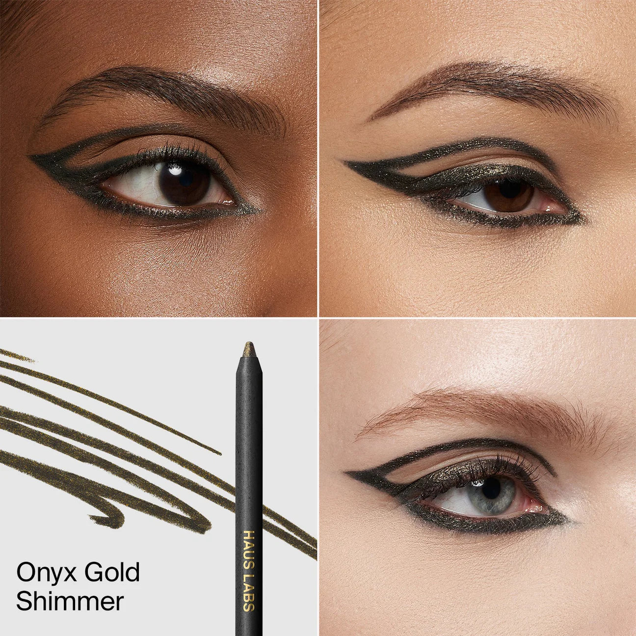 Optic Intensity Eco Eyeliner - Onyx Gold Shimmer