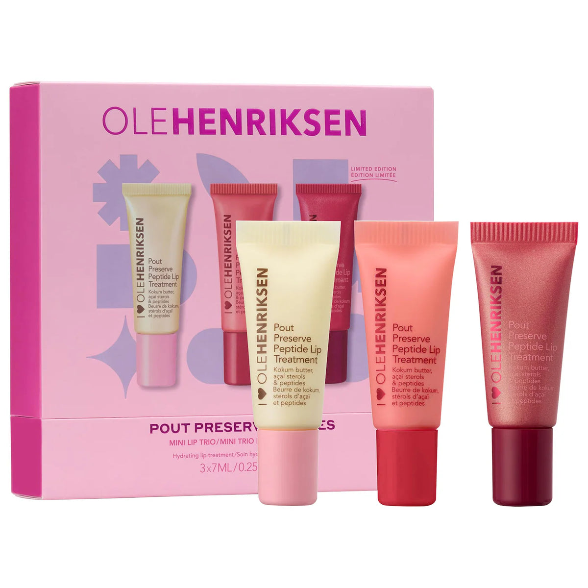 Pout Preserve Mini Hydrating Peptide Lip Trio Set