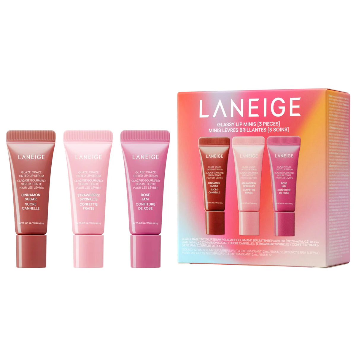 Glassy Lip Minis Glaze Craze Gift Set